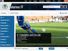 Tablet Screenshot of dalafotboll.nu
